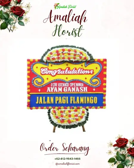 Sewa Papan Bunga Sombron